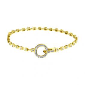 Браслет из лимонного золота SOKOLOV 1050166-2 с бриллиантом 1050166-2 фото