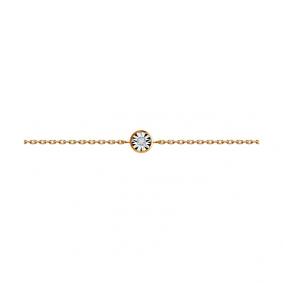 Золотой браслет SOKOLOV 1050208 с бриллиантом 1050208 фото