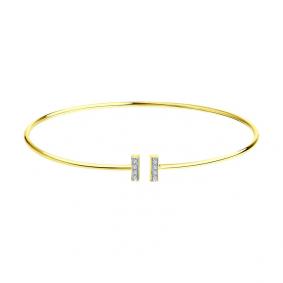 Браслет из лимонного золота SOKOLOV 1050232-2 с бриллиантом 1050232-2 фото