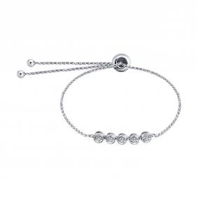 Золотой браслет SOKOLOV 1050252-3 с бриллиантом 1050252-3 фото