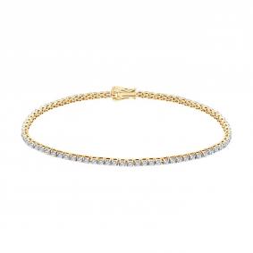 Золотой браслет SOKOLOV 1050346-5 с бриллиантом выращенным 1050346-5 фото