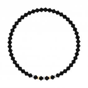 Золотой браслет SOKOLOV 1050351 с бриллиантом и кристаллом Swarovski 1050351 фото