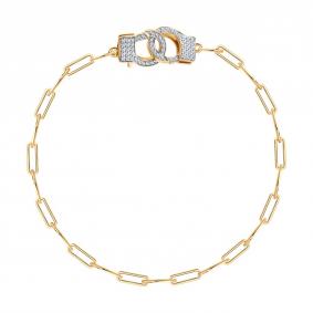 Золотой браслет SOKOLOV 1050352 с бриллиантом 1050352 фото