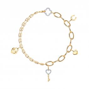 Золотой браслет SOKOLOV 1050382 с бриллиантом 1050382 фото