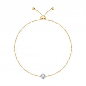 Золотой браслет SOKOLOV 1050413-5 с бриллиантом выращенным 1050413-5 фото