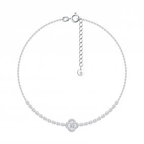 Золотой браслет SOKOLOV 1050417-3 с бриллиантом 1050417-3 фото