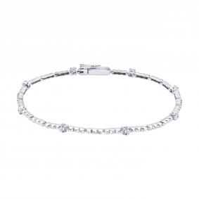 Золотой браслет SOKOLOV 1050420-3-5 с бриллиантом выращенным 1050420-3-5 фото