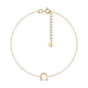 Золотой браслет SOKOLOV 1050426 с бриллиантом 1050426 фото