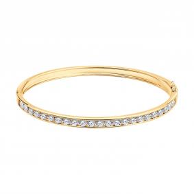 Золотой браслет SOKOLOV 1050437-5 с бриллиантом выращенным 1050437-5 фото