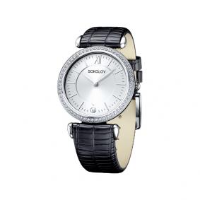 Серебряные часы SOKOLOV 106.30.00.001.01.01.2 с фианитом 106.30.00.001.01.01.2 фото