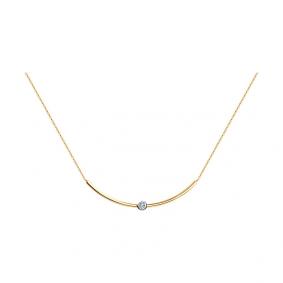 Золотое колье SOKOLOV 1070115 с бриллиантом 1070115 фото