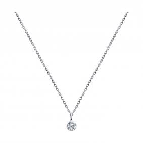 1070168-5: Колье из белого золота с бриллиантом выращенным 1070168-5 фото