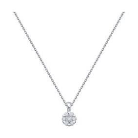 Колье из белого золота SOKOLOV 1070262-3 с бриллиантом 1070262-3 фото