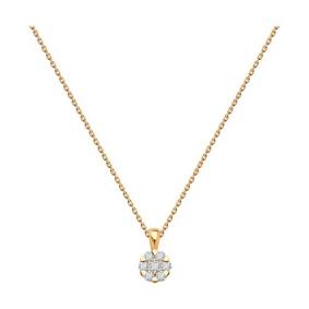 Золотое колье SOKOLOV 1070262 с бриллиантом 1070262 фото