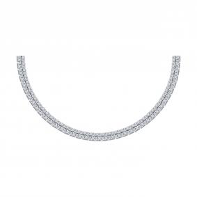 1070401-3: Колье из белого золота с бриллиантами 1070401-3 фото