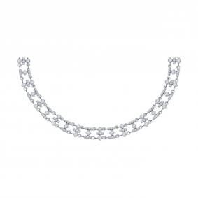 1070403-3: Колье из белого золота с бриллиантами 1070403-3 фото