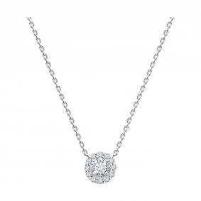 1070438-3-5: Колье из белого золота с бриллиантами выращенными 1070438-3-5 фото