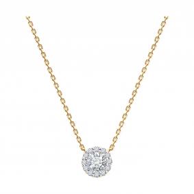 1070438-5: Колье из золота с бриллиантами выращенными 1070438-5 фото