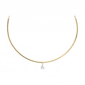 1070442-5: Колье из золота с бриллиантом выращенным 1070442-5 фото