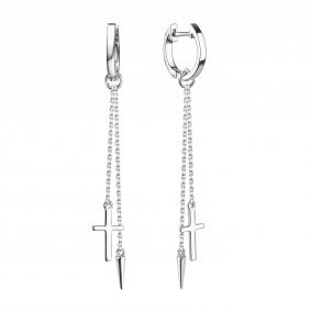 Серебряные серьги-кресты TALANT 11-72-0000-12583 11-72-0000-12583 фото