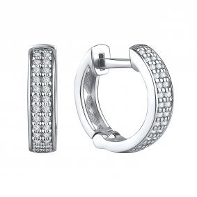Серебряные серьги TALANT 11-72-0001-21363 с фианитом 11-72-0001-21363 фото