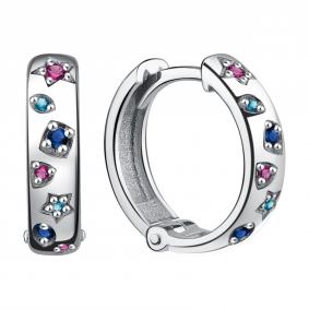 Серебряные серьги TALANT 11-72-000M-17403 с фианитом 11-72-000M-17403 фото