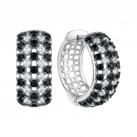 Серебряные серьги TALANT 11-75-0008-40515 с цирконием и шпинелью 11-75-0008-40515 фото