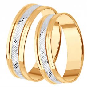 Золотое обручальное кольцо 5 мм SOKOLOV 110266 110266 фото