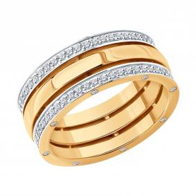 Золотое кольцо SOKOLOV 1110262 с бриллиантом 1110262 фото