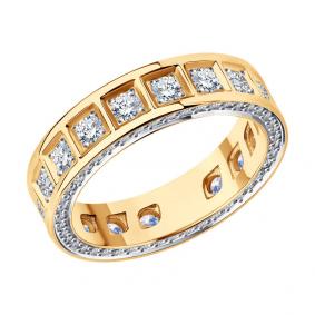 Золотое кольцо SOKOLOV 1110264 с бриллиантом 1110264 фото