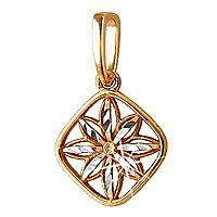 Золотая подвеска AQUAMARINE 11109 11109 фото