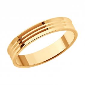 Золотое обручальное кольцо 4 мм SOKOLOV 111230 111230 фото