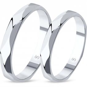 Обручальное кольцо 2,5 мм из белого золота SOKOLOV 112010-01 112010-01 фото