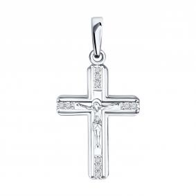 Золотая подвеска SOKOLOV 1120105-3 с бриллиантом 1120105-3 фото