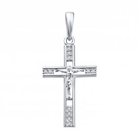 Золотая подвеска SOKOLOV 1120106-3 с бриллиантом 1120106-3 фото