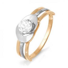 Золотое кольцо КЮЗ Del'ta 112362 112362 фото