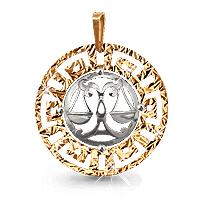 Золотая подвеска AQUAMARINE 11260 11260 фото