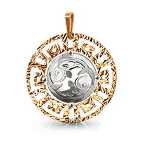 Золотая подвеска AQUAMARINE 11265 11265 фото