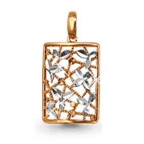 Золотая подвеска AQUAMARINE 11459 11459 фото