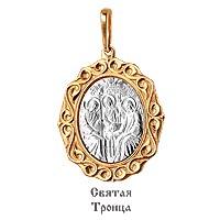 Золотая подвеска AQUAMARINE 11929 11929 фото