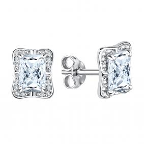 Серебряные серьги TALANT 12-72-0001-11940 с фианитом 12-72-0001-11940 фото