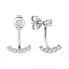 Серебряные серьги-трансформеры TALANT с фианитом 12-72-0001-12158 12-72-0001-12158 фото
