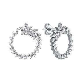 Серебряные серьги TALANT 12-72-0001-15598 с фианитом 12-72-0001-15598 фото