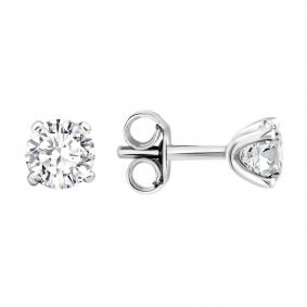 Серебряные серьги TALANT 12-72-000S-26412 с кристаллом Swarovski 12-72-000S-26412 фото