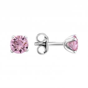 Серебряные серьги TALANT 12-72-000Ч-26412 с кристаллом Swarovski 12-72-000Ч-26412 фото