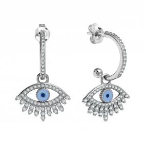 Серебряные серьги-трансформеры TALANT с фианитом 12-79-0001-15684 12-79-0001-15684 фото