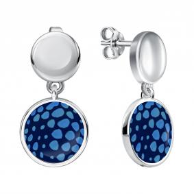 Серебряные серьги TALANT 12-79-000Ы-17975 с эмалью 12-79-000Ы-17975 фото