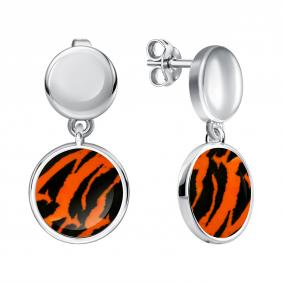 Серебряные серьги TALANT 12-79-000Я-17975 с эмалью 12-79-000Я-17975 фото
