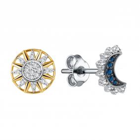 Серебряные серьги TALANT 12-7F-0004-15697 с фианитом 12-7F-0004-15697 фото