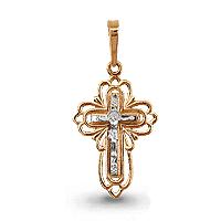 Золотая подвеска AQUAMARINE 12014 12014 фото